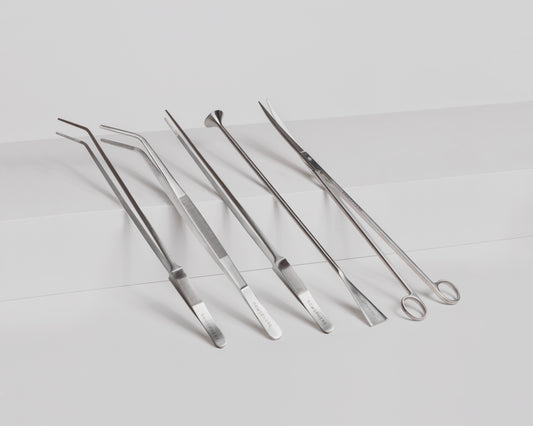Baiosphere scaping tools set in silver