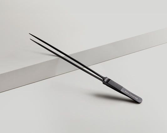 Baiosphere scaping tools straight tweezers in black