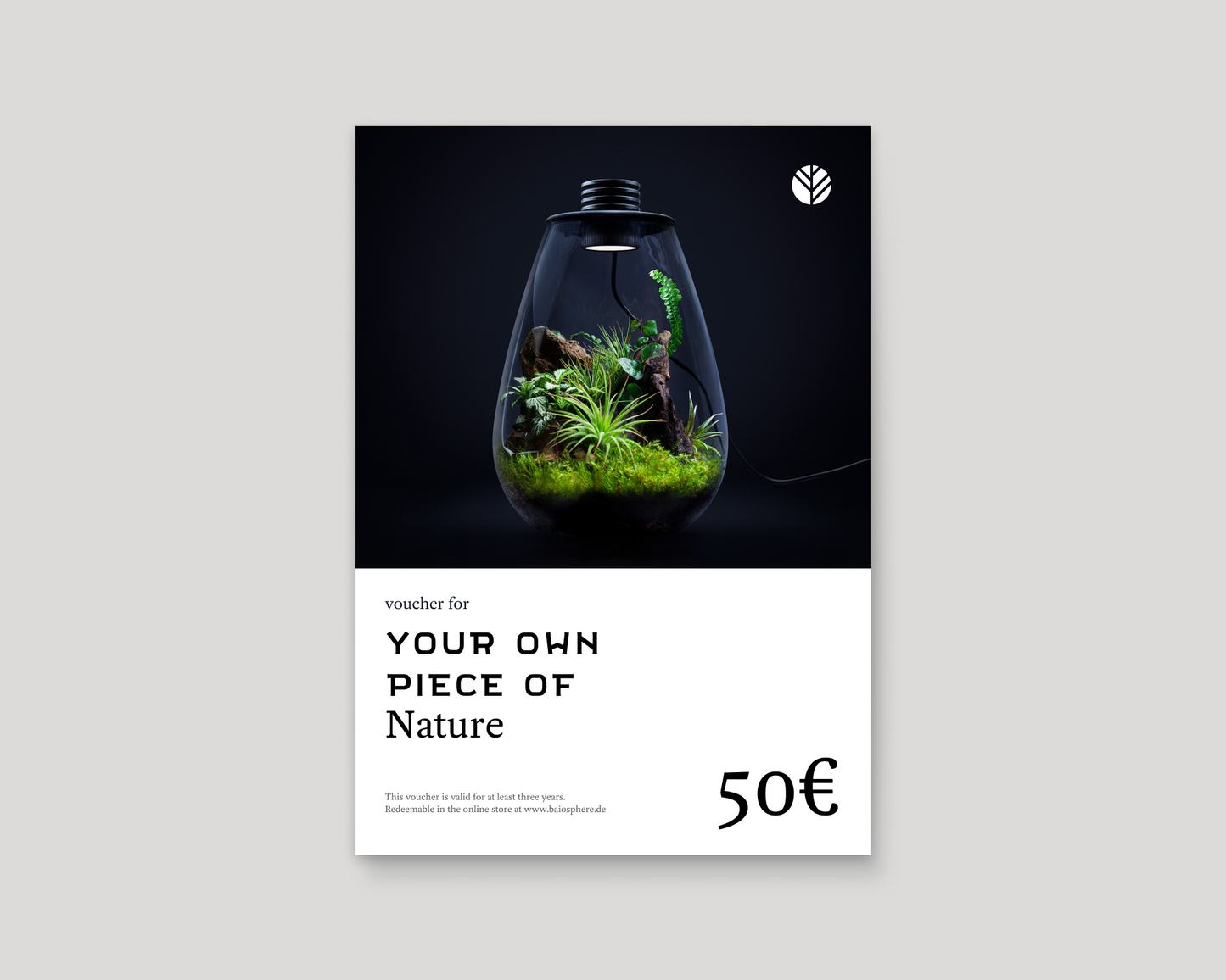 Baiosphere gift voucher 50€